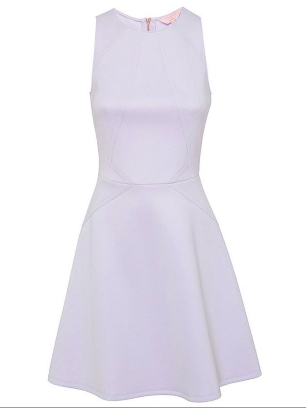 Ted Baker Lilac Sleeveless Fit-and-Flare Dress